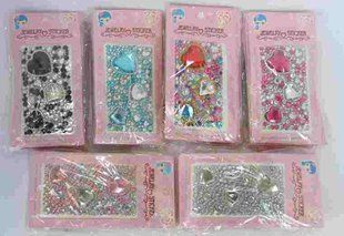 Наліпки дитячі СТРАЗИ JEWELRY Sticker з СЕРЦЕМ 50*80мм WL-110/A141