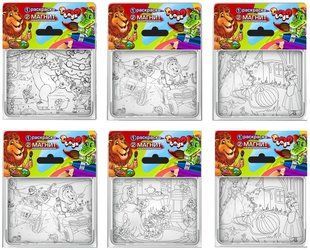 Магнитик DankoToys DT Книжка-розмальовка-магнитик Mix