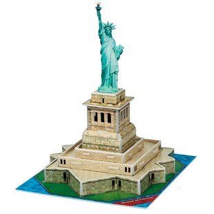 Конструктор 3D CubicFun Статуя Свободы серия мини S3026h