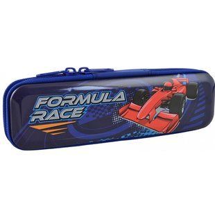 Пенал металевий 1 Вересня Yes на блискавці б/н 532427 MP-01 Formula Race