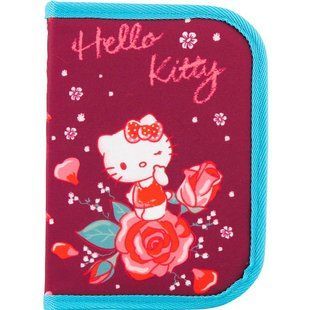 Пенал 1М Kite мод 621 Hello Kitty б/н HK18-621-2