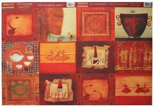 Декупажная карта-бумага KREUL 33*48см Азиатский экспрессионизм KR-B8073