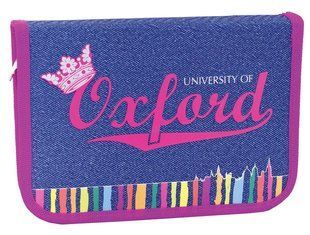 Пенал 1М 1 Вересня Oxford Оксфорд jeans б/н 531372