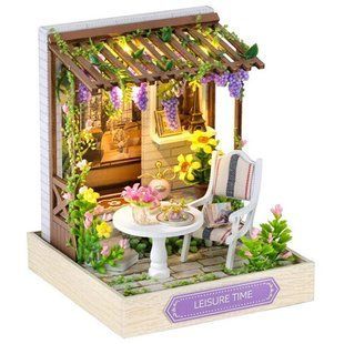 Конструктор Румбокс Кукольный домик Diy House CuteRoom QT-087 Leisure Time Свободная минутка
