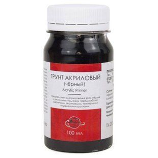 Грунт акриловий універсальний Таир 100мл 1301402 Чорний