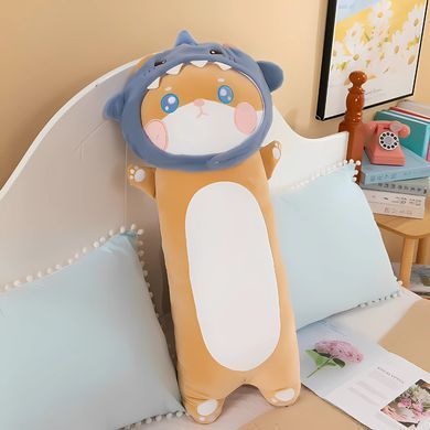Игрушка мягкая подушка Кошечка со съемной шапочкой h-90см 755-90/2754