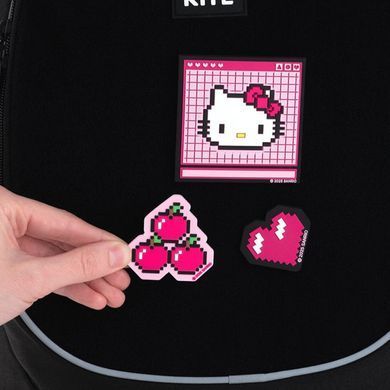 Патч - Нашивка на ліпучці Kite набір 3шт Hello Kitty HK25-3012-2