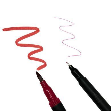 Маркер-кисточка акварельный Dual Brush двухсторонний, набор 100цв в текстильном пенале DB-001-100