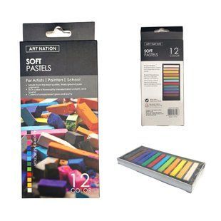Пастель суха Art Nation м'яка 12кол. SOP1210RC/SOP1210BC
