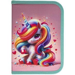 Пенал 1 отделение с 1 отворотом Class 25101C Cute Unicorn