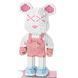 Конструктор 3D Magic Blocks Ведмідь Bearbrick білий 1580 деталь, кор. 33*24,5*5см №8993/ZB-606