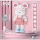 Конструктор 3D Magic Blocks Ведмідь Bearbrick білий 1580 деталь, кор. 33*24,5*5см №8993/ZB-606