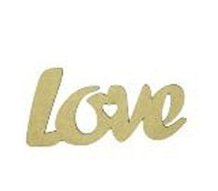 Заготовки для декорування набір 2шт (МДФ 5мм) напис "Love-4" 36*18см 4801157
