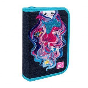 Пенал 1 отделение с 2 отворотами Yes HP-04 Caramel Girl 533588