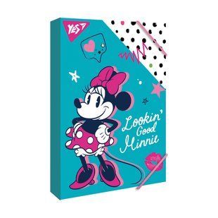 Папка для зошитів B5 картон Yes на гумці 491953 Minnie Mouse