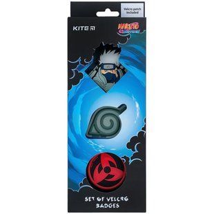 Патч - Нашивка на ліпучці Kite набір 3шт Naruto NR24-3012-2