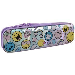 Пенал металевий 1 Вересня Yes на блискавці б/н 532282 MP-01 Smiley world-1