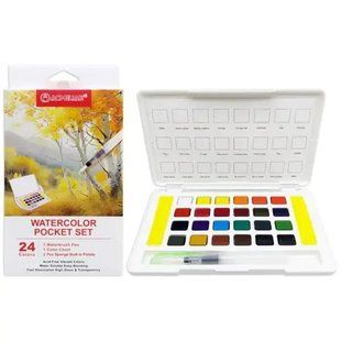 Краски акварельные Acmeliae набор 24цв. Water Colours WCB-6024