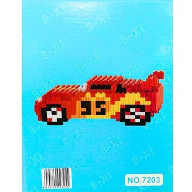 Конструктор 3D Magic Blocks Авто молния Маквин 10*25см 1031 дет, №7203