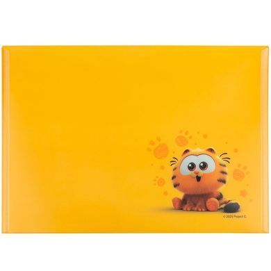 Папка А4 Kite пластик на кнопке Garfield GF25-244-1