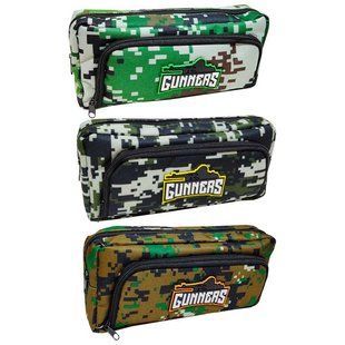 Косметичка-пенал Лидер текстиль 21*9*5,5см, Gunners мікс №6501