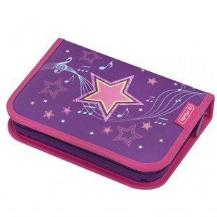 Пенал 1М без наповн. Herlitz 50020805M Melody Star з 1 отворотом