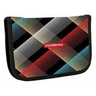 Пенал 1 отделение с 2 отворотами Cool For School Line CF86606