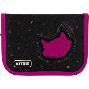 Пенал 1М Kite мод 621 Catsline б/н K20-621-1