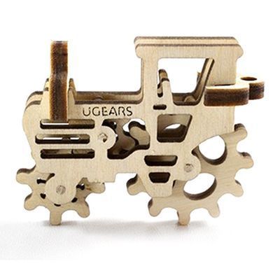 Деревянная сборная механическая 3D модель Ugears Фиджет, Трибики 70029