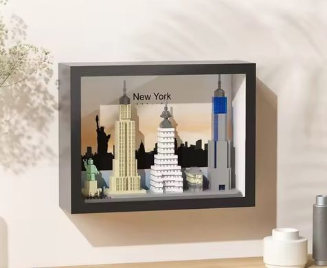 Конструктор 3D Blocks Brick City-Skyline Панорама Нью Йорк, кор. 23*17,5*7см, М3230