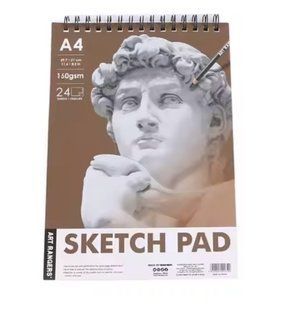 Альбом для ескізів скетчбук А4 24арк 180г/м2 Art Nation SketchPad на спіралі 102.PB.02
