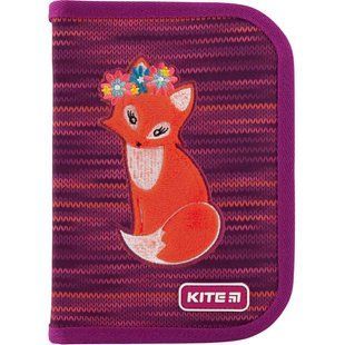 Пенал 1М Kite мод 622 Fox наповнений K20-622Н-9