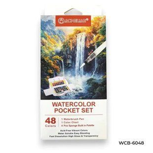 Краски акварельные Acmeliae набор 48цв. Water Colours WCB-6048