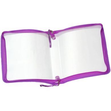 Папка-портфель 25,5*35см Class пластик на молнии 5636-24C Super Girl