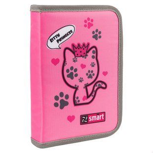 Пенал 1 отделение без отворотов 1 Вересня Smart HP-02 Meow 533276