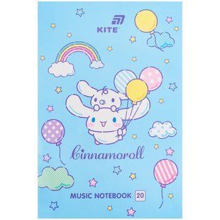Тетрадь нотная KITE А4 20арк Cinnamoroll CR26-404