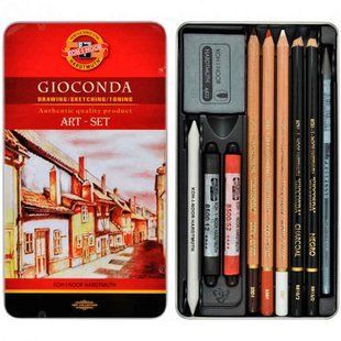 Набір худож Koh-i-Noor Gioconda 10шт. в метал уп. 8890