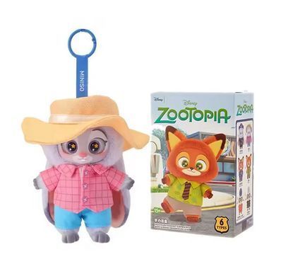Іграшка фігурка-брелок Zootopia Звірополіс 14-16см, колір і модель асорті - сюрприз 7290-зоо