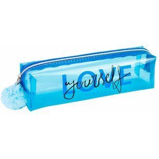 Косметичка-пенал Cool For School PVC CF87020 з помпоном