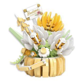 Конструктор 3D Boutique Осіння хризантема 9,3*9,2см, 517 деталей №1089