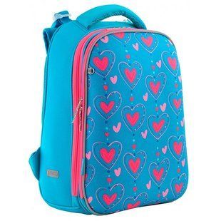 Ранець каркасний 1 Вересня Yes 556034 Romantic hearts H-12-1 38*29*15см