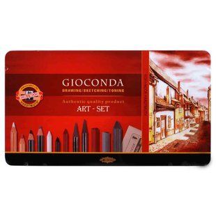 Набір худож Koh-i-Noor Gioconda 39шт. в метал уп. 8891