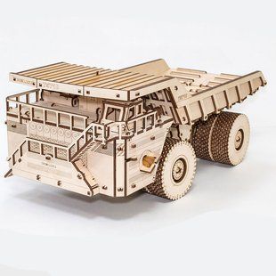 Деревянная сборная механическая 3D модель EVA Eco-Wood-Art BELAZ 75710 000563