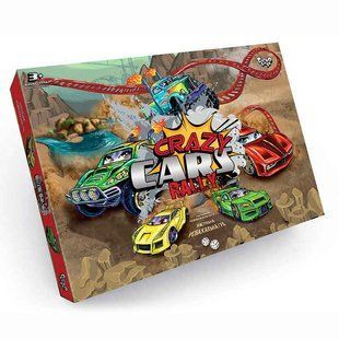Гра настільна DankoToys DT G93R Crazy Cars Rally