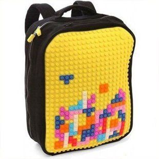 Рюкзак (ранець) м'який Upixel Classic-Жовтий Пікселі WY-A001G 31*41*13см