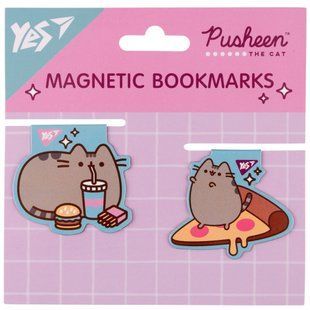 Закладки для книг магнітні YES Pusheen food 2шт. 708104
