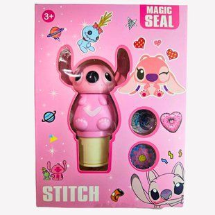 Штампер дитячий Magic Seal з наліпками 1шт Енджейл ZB-156/6886-6
