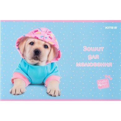 Альбом для рисования А4 24л Kite мод.242 Studio Pets SP24-242