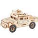 Деревянная сборная 3D модель WoodCraft Джип-2 (16,2*7*8,5см) XB-G008H