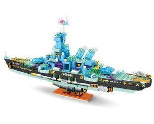 Конструктор 3D Blocks Військовий корабель, кор. 44.5*33*8см, 868 деталей 8822